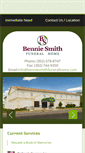 Mobile Screenshot of benniesmithfuneralhome.com